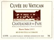 Chateauneuf-Cuvee du Vatican-Res Sixtine